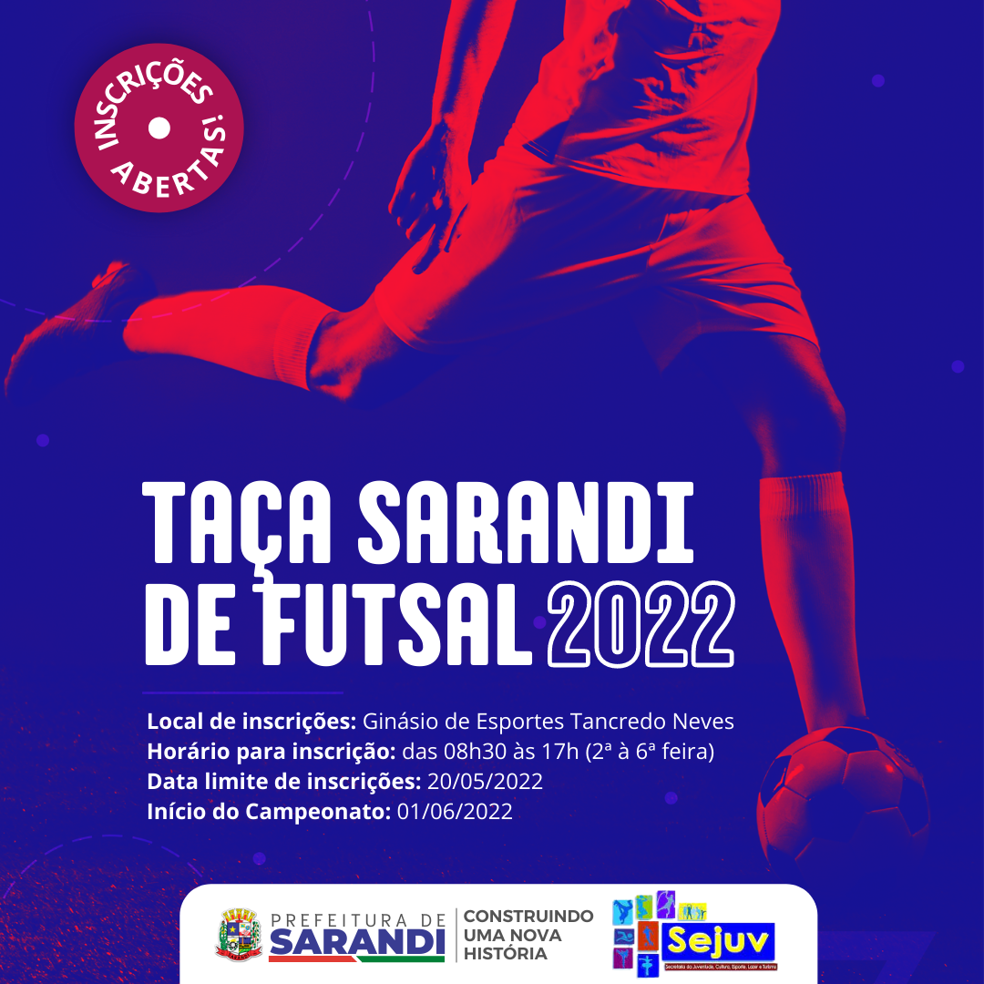 TAÇA SARANDI DE FUTSAL 2022